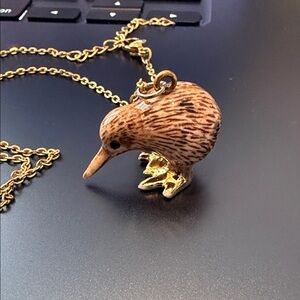 Camp Hollow Kiwi Bird Pendant Necklace
